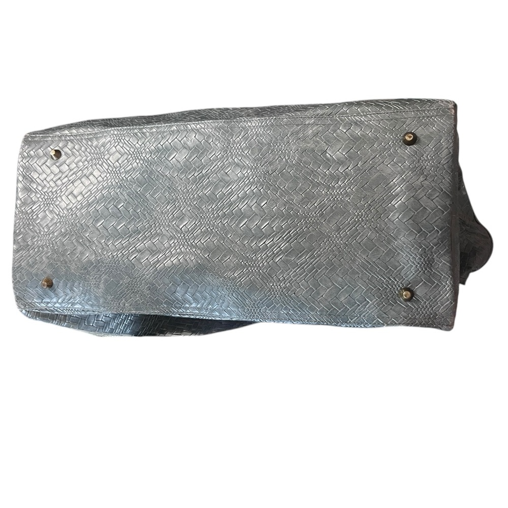 Nicole by Nicole Miller Black Woven Travel Weekender Bag - Picture 12 of 16